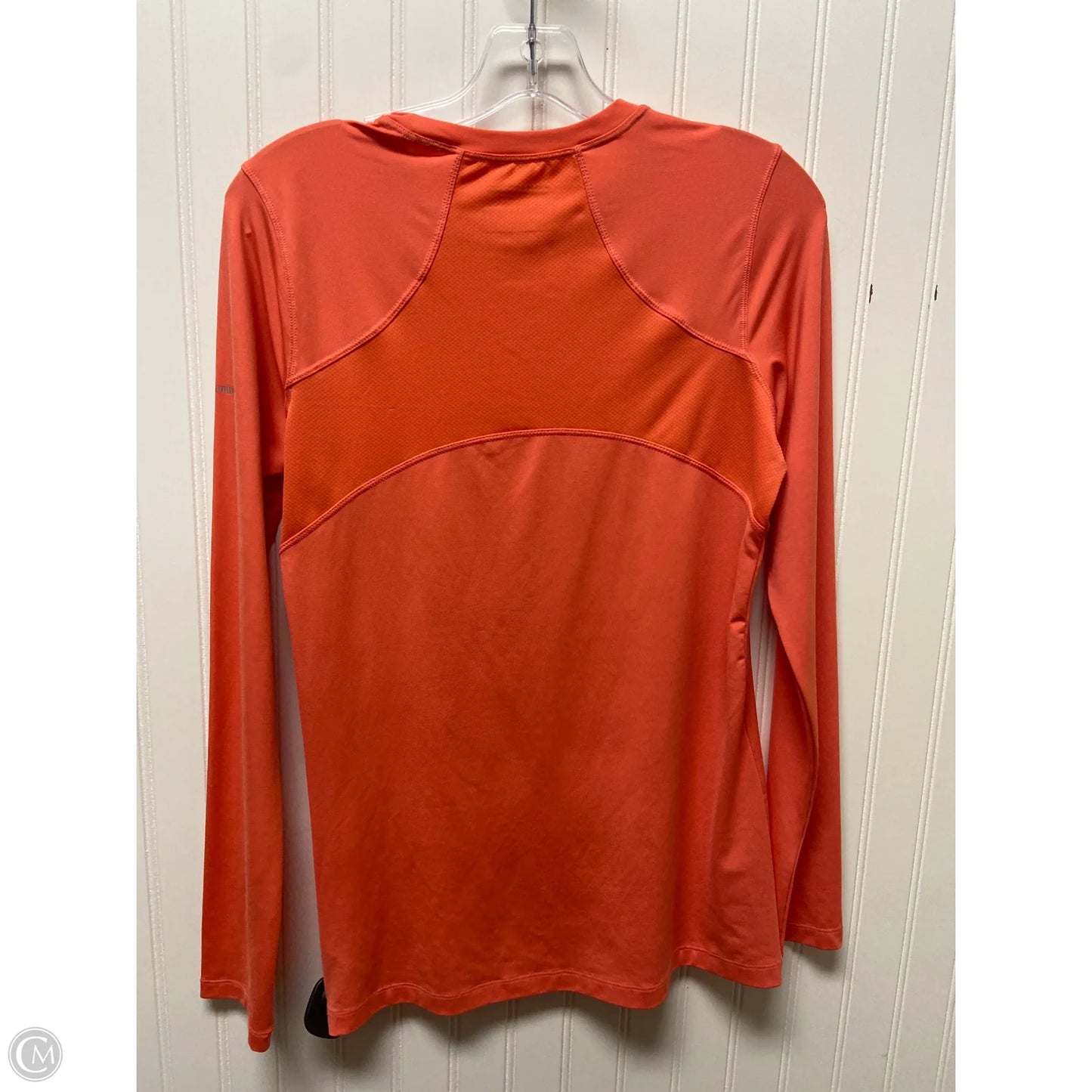 Athletic Top Long Sleeve Crewneck By Columbia In Coral, Size: M