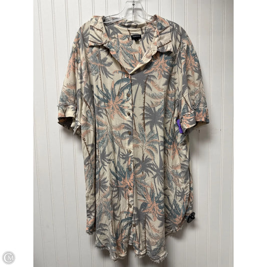 Dress Casual Short By Torrid In Tropical Print, Size: 2x