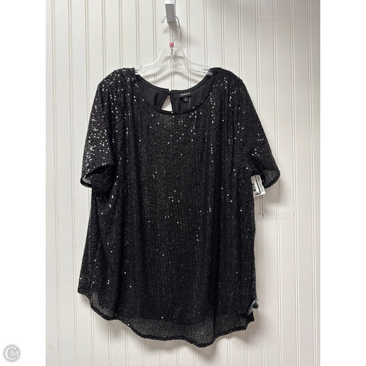 Top Short Sleeve By Torrid In Black, Size: 2x