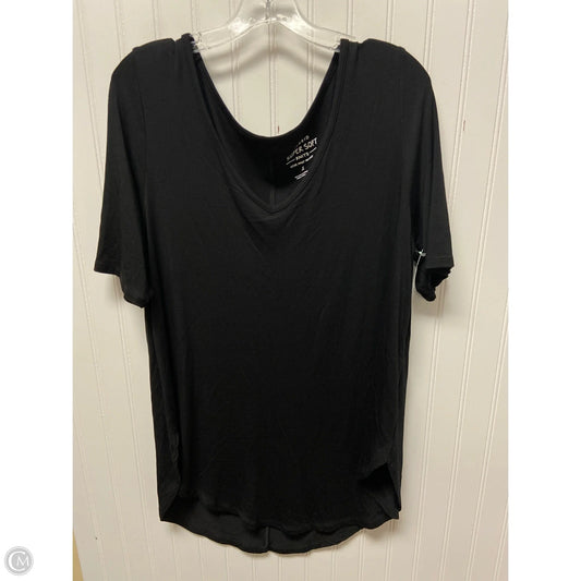 Top Short Sleeve Basic By Torrid In Black, Size: 1x