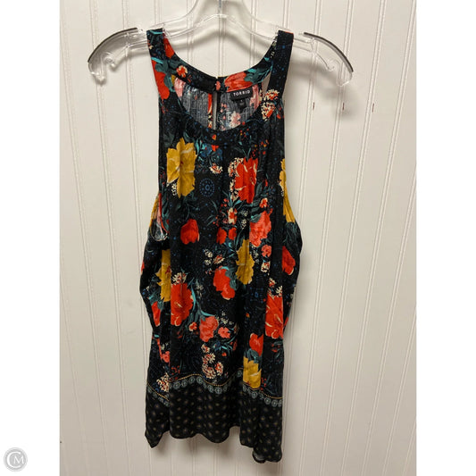 Top Sleeveless By Torrid In Black, Size: 1x
