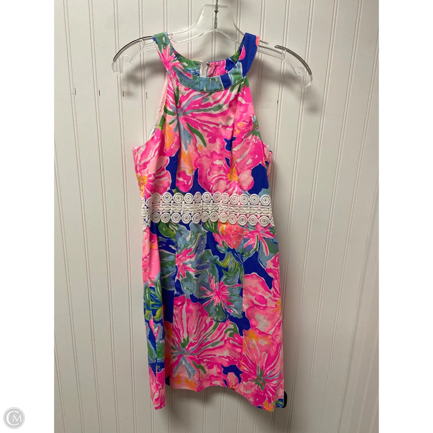 Dress Designer By Lilly Pulitzer In Blue & Pink, Size: Xs