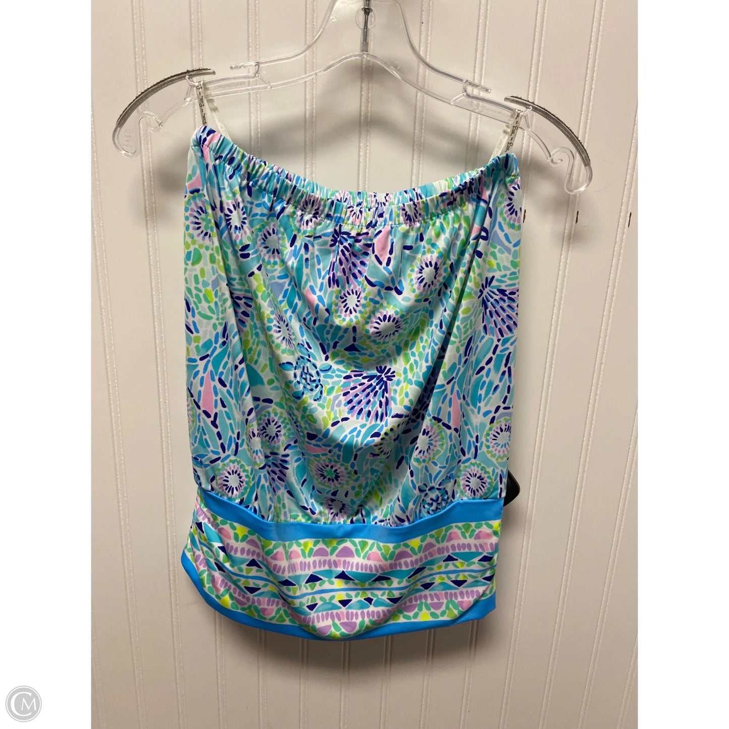 Top Sleeveless Designer By Lilly Pulitzer In Blue & Green, Size: S