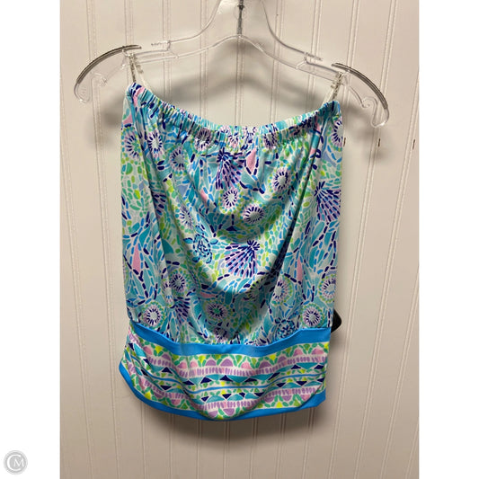 Top Sleeveless Designer By Lilly Pulitzer In Blue & Green, Size: S