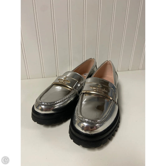 Shoes Designer By Kate Spade In Silver, Size: 6.5