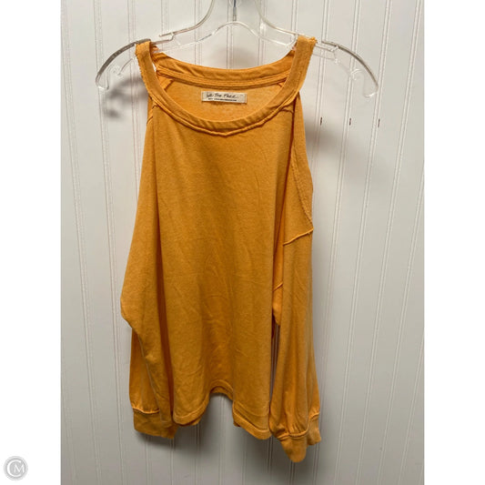 Top Long Sleeve By We The Free In Orange, Size: S