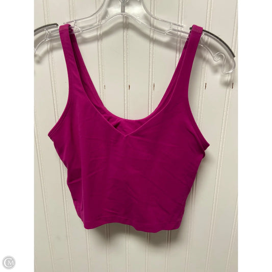 Athletic Bra By Lululemon In Pink, Size: S
