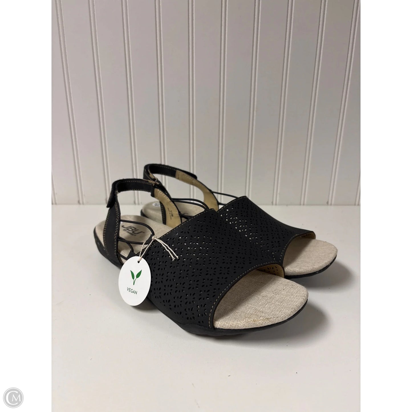 Sandals Flats By Jbu By Jambu In Black, Size: 11