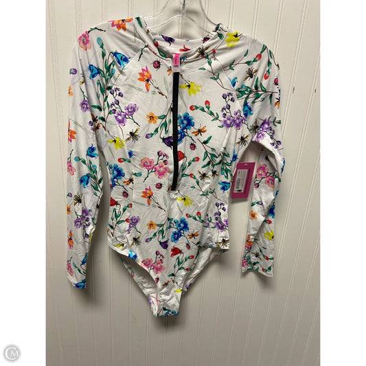 Swimsuit By Betsey Johnson In White, Size: L