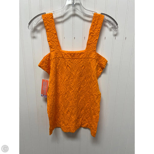 Top Sleeveless By Clothes Mentor In Orange, Size: M