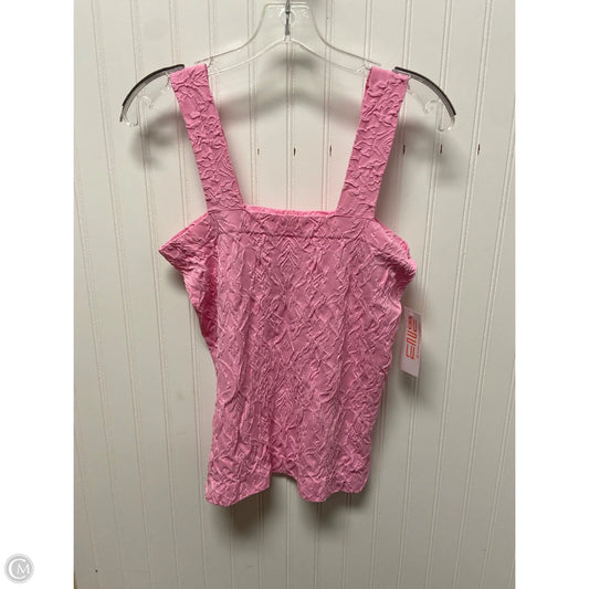 Top Sleeveless By Clothes Mentor In Pink, Size: Xl