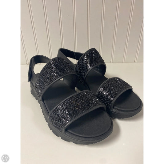 Sandals Flats By Skechers In Black, Size: 8