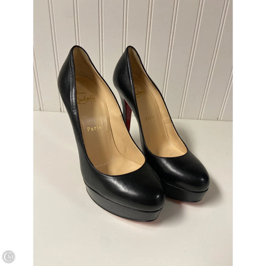 Shoes Luxury Designer By Christian Louboutin In Black, Size: 6.5