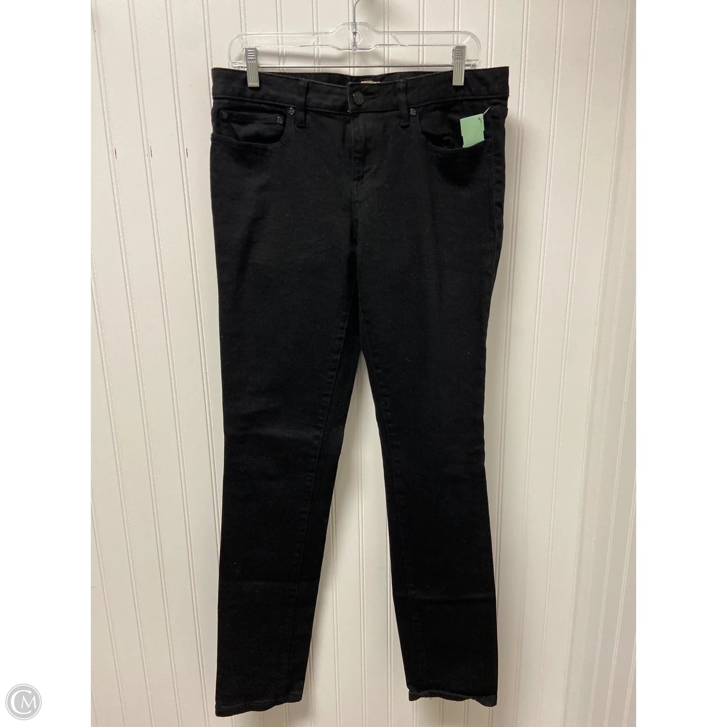 Jeans Designer By Tory Burch In Black Denim, Size: 12