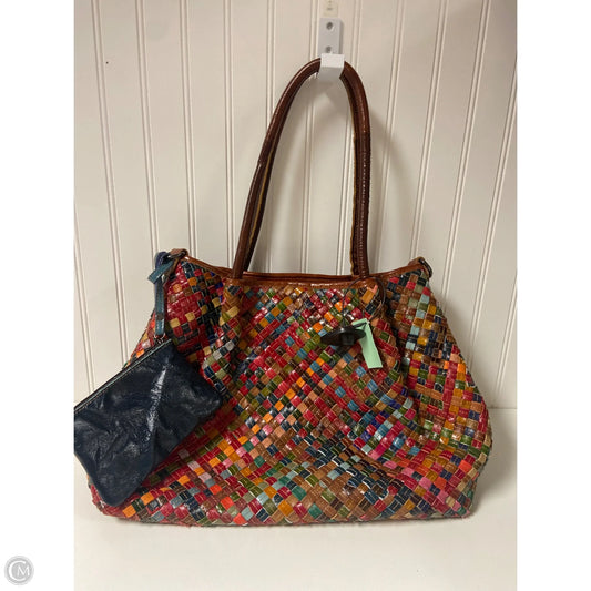 Handbag Leather By Cmc, Size: Large