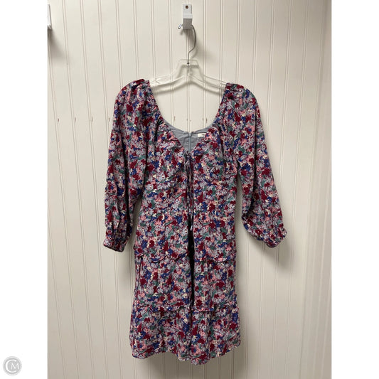Dress Casual Short By Madewell In Floral Print, Size: Xs