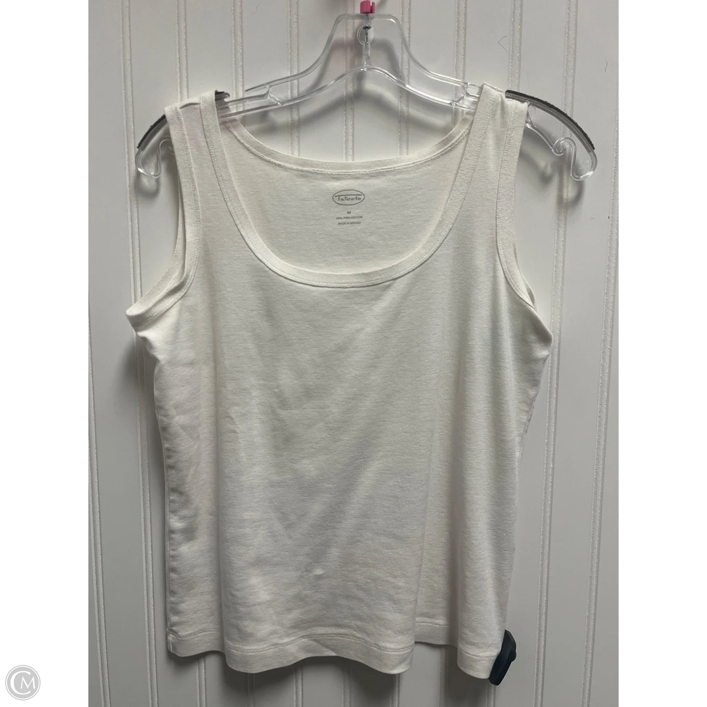 Tank Top By Talbots In White, Size: M
