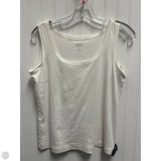 Tank Top By Talbots In White, Size: M