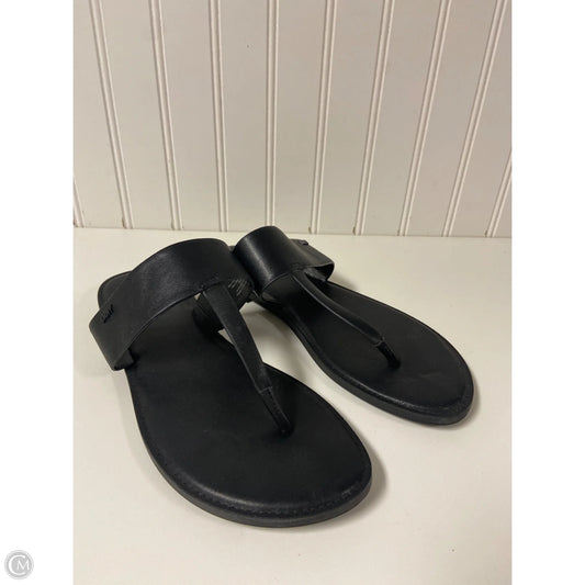 Sandals Flats By Dkny In Black, Size: 9