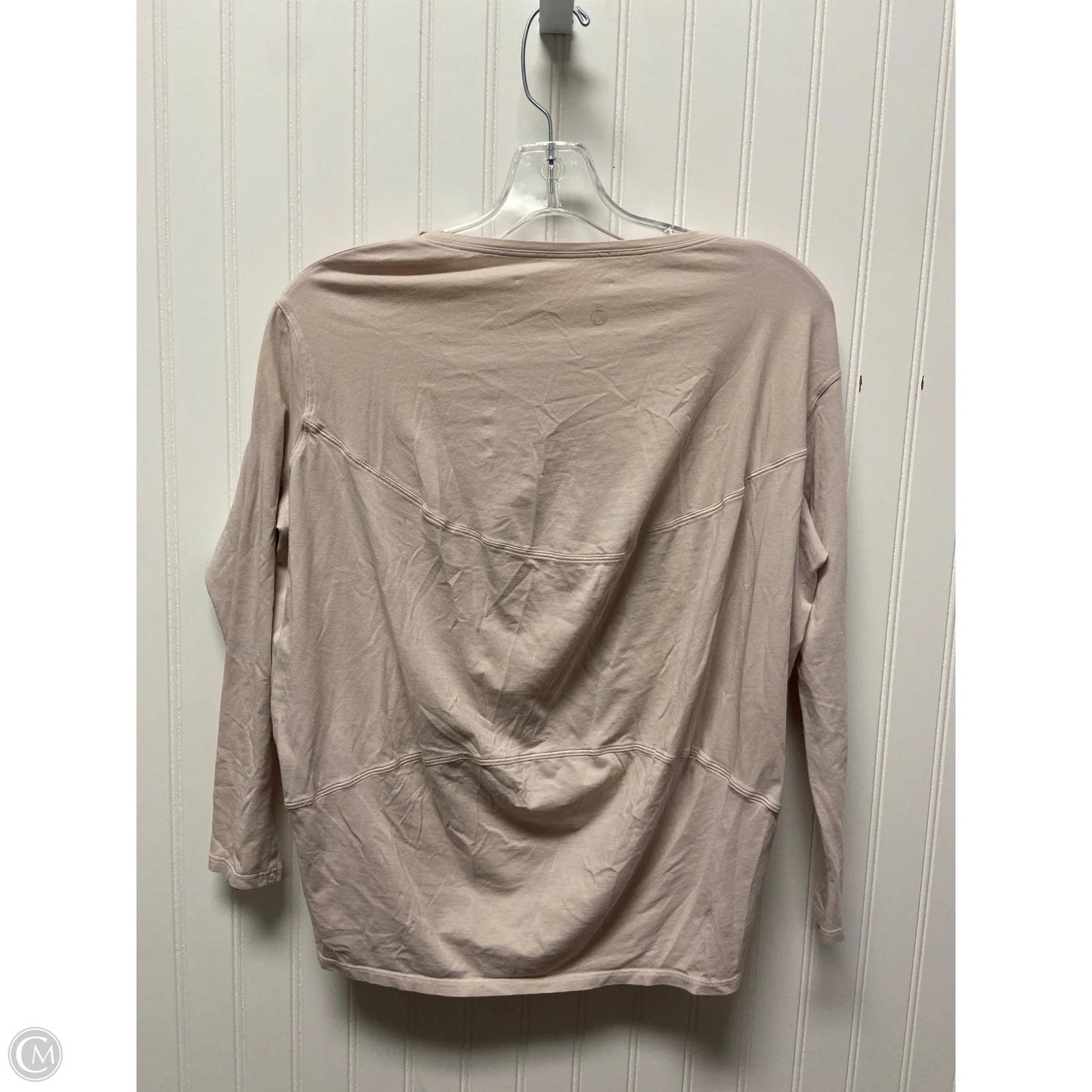 Athletic Top Long Sleeve Crewneck By Lululemon In Pink, Size: S