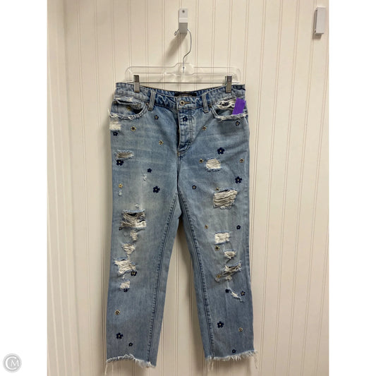 Jeans Boyfriend By Lucky Brand In Blue Denim, Size: 4