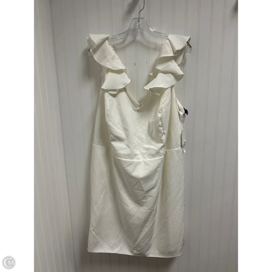 Dress Party Short By Cma In White, Size: 3x