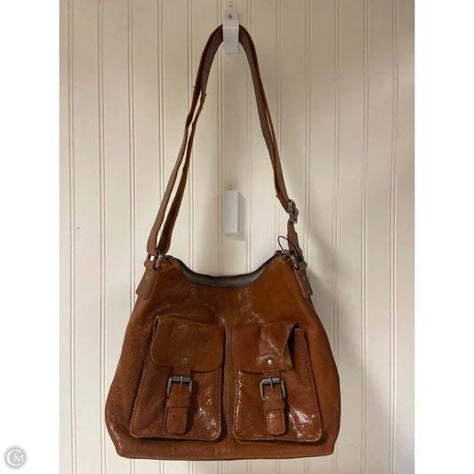 Handbag Leather By Cmb, Size: Medium