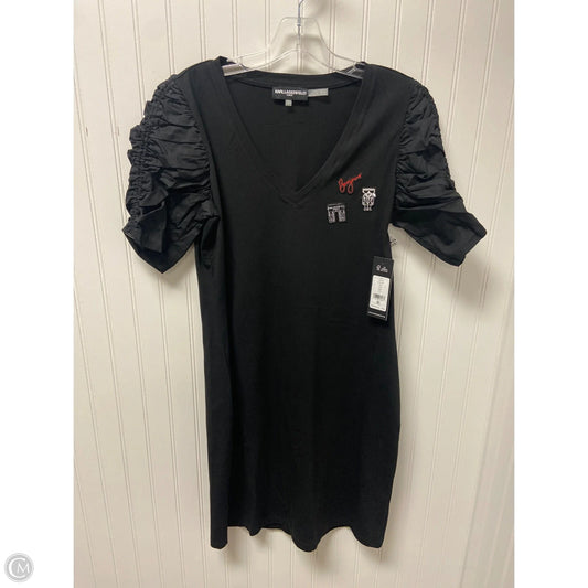 Dress Designer By Karl Lagerfeld In Black, Size: S