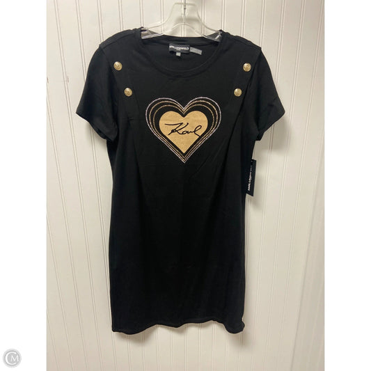Dress Designer By Karl Lagerfeld In Black, Size: S