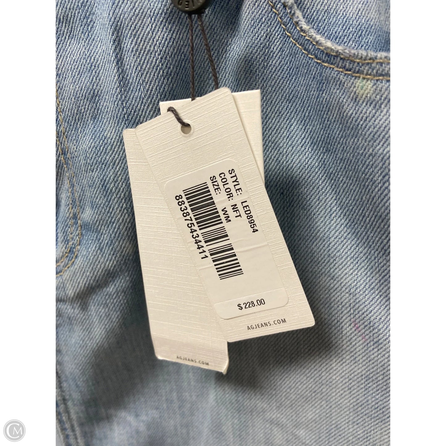 Skirt Mini & Short By Paige In Blue Denim, Size: 8
