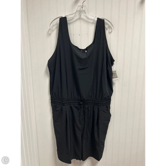 Romper By Ideology In Black, Size: 2x