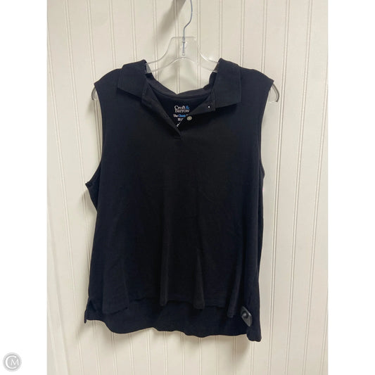 Top Sleeveless By Croft And Barrow In Black, Size: 1x