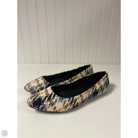 Shoes Flats By Kelly And Katie In Black & Yellow, Size: 9