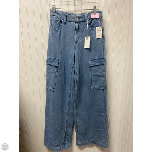 Jeans Wide Leg By Good American In Blue Denim, Size: 8