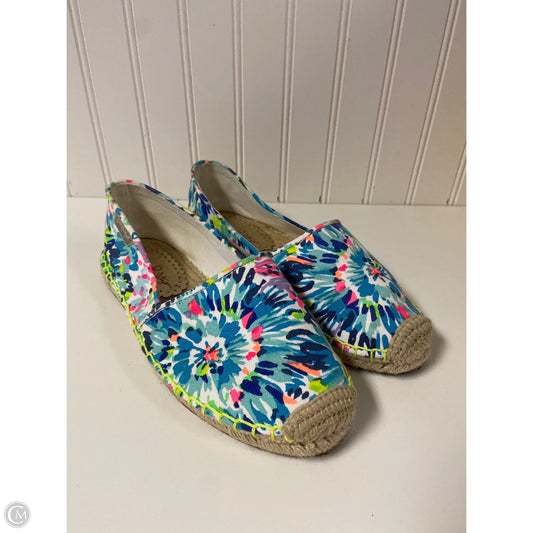 Shoes Designer By Lilly Pulitzer In Blue & Green, Size: 8