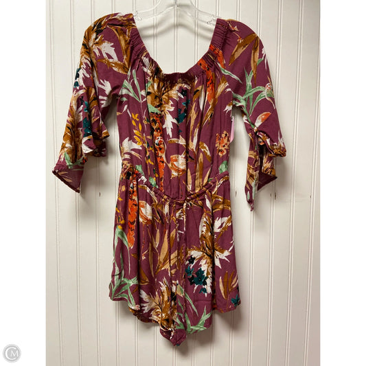 Romper By Express In Purple, Size: S