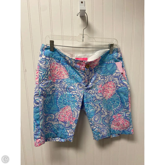 Shorts Designer By Lilly Pulitzer In Blue & Pink, Size: 6