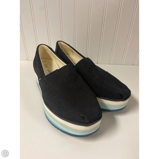 Shoes Heels Platform By Toms In Black, Size: 9.5
