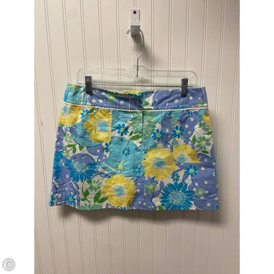 Skirt Designer By Lilly Pulitzer In Blue & Purple, Size: 8
