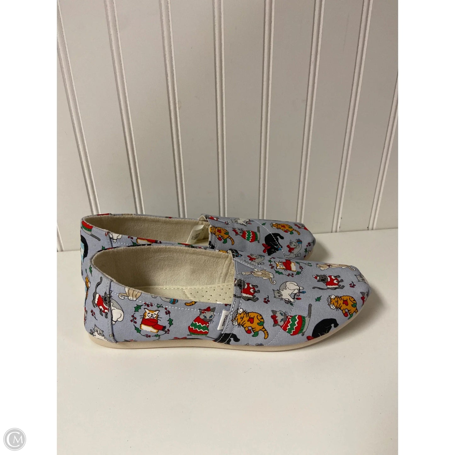 Shoes Flats By Toms In Blue, Size: 7.5