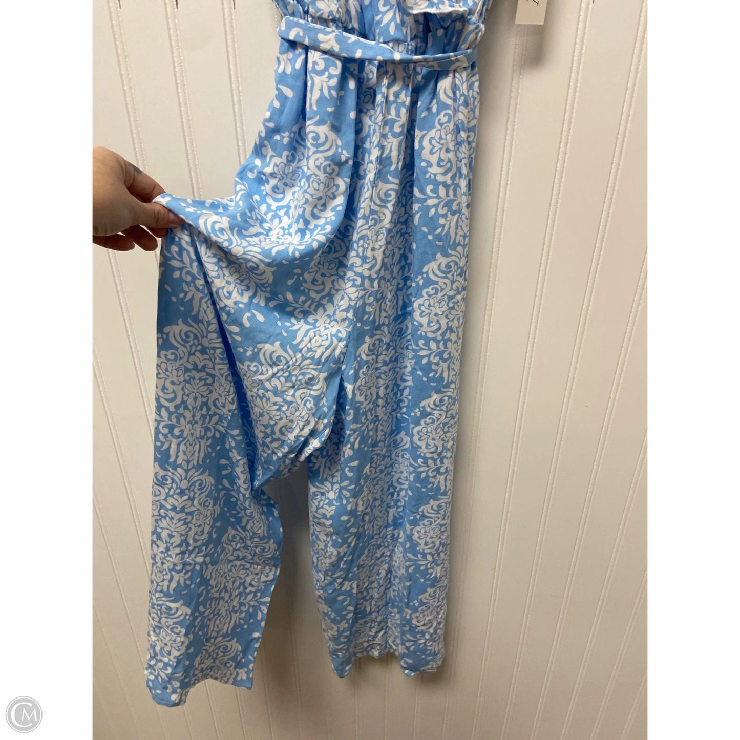 Jumpsuit By Luxology In Blue & White, Size: S