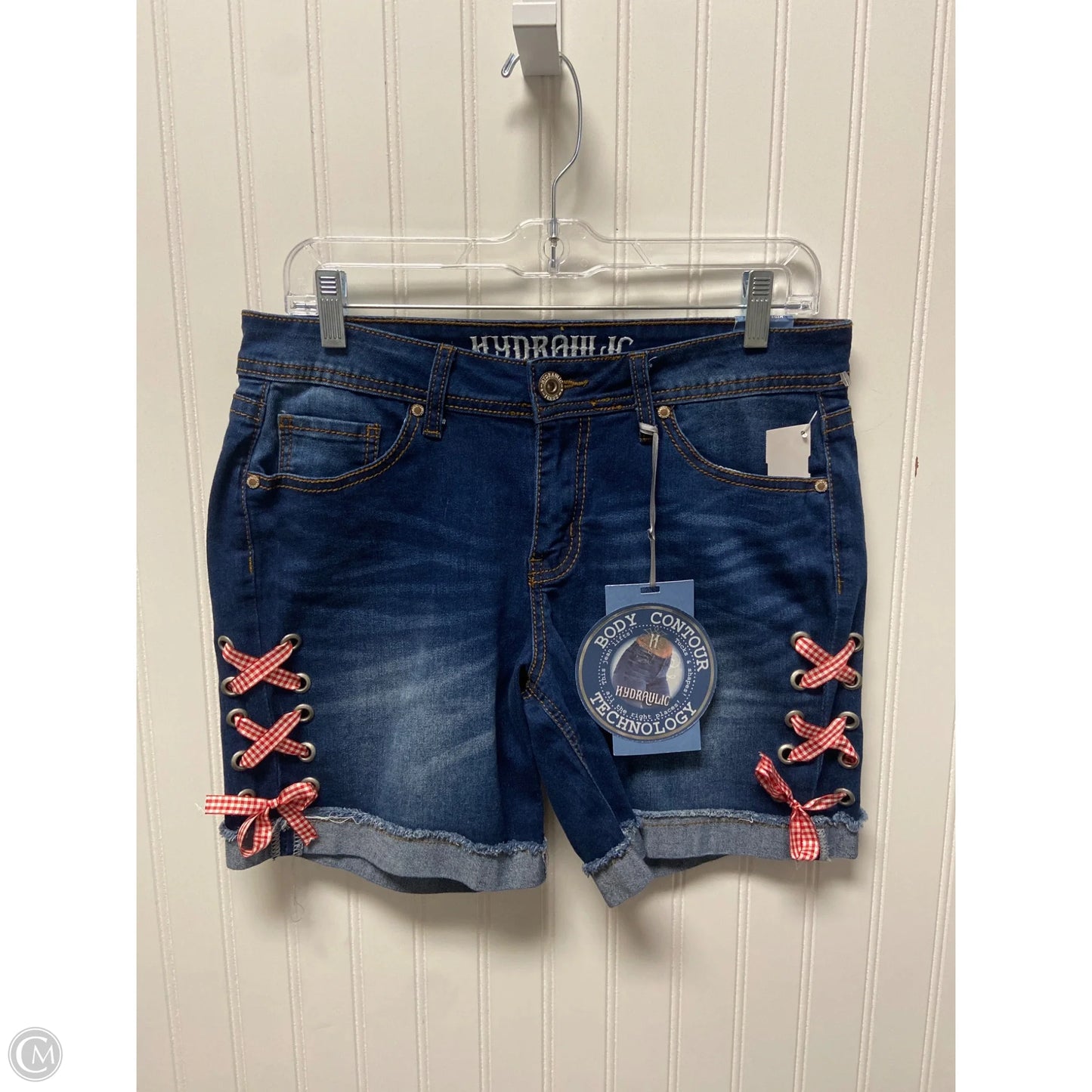 Shorts By Hydraulic In Blue Denim, Size: 8