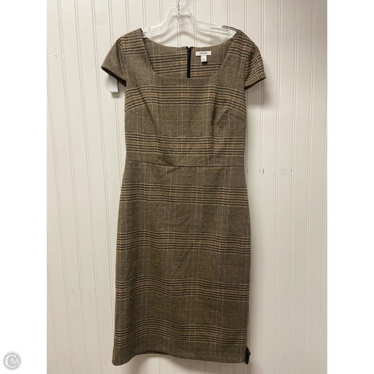 Dress Work By Nine West In Tan, Size: M