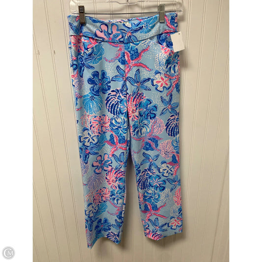 Pants Designer By Lilly Pulitzer In Blue & Pink, Size: Xs