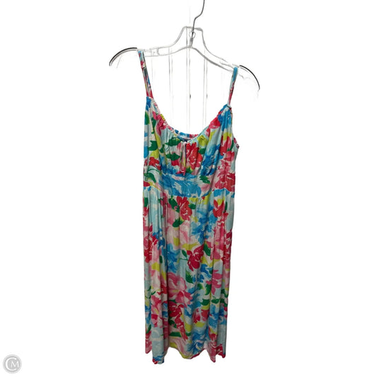 Dress Casual Maxi By Old Navy In Floral Print, Size: L