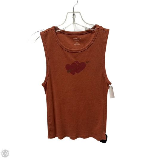 Tank Top By American Eagle In Orange, Size: L