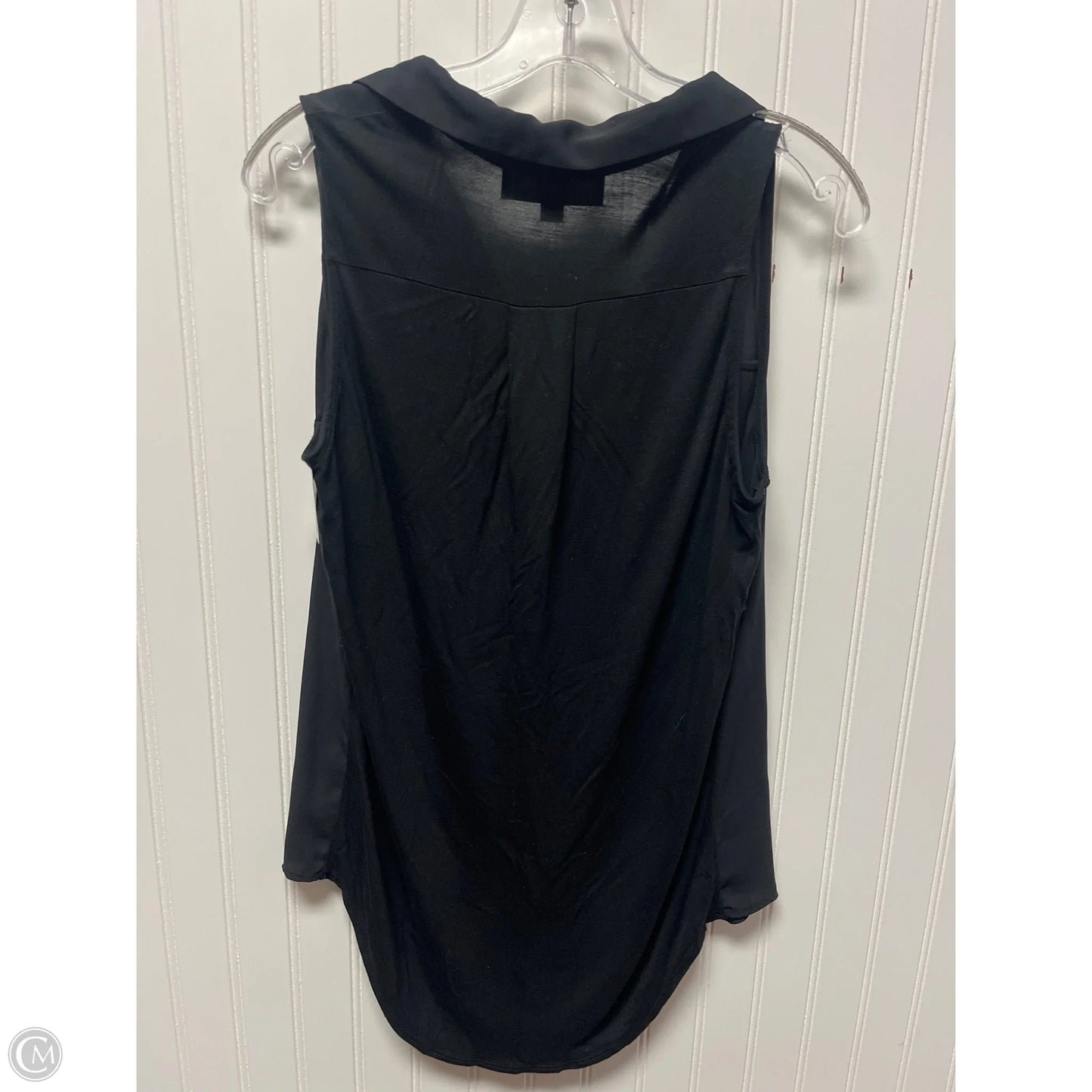 Top Sleeveless By Loft In Black, Size: M