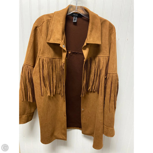 Jacket Other By Forever 21 In Tan, Size: Xl