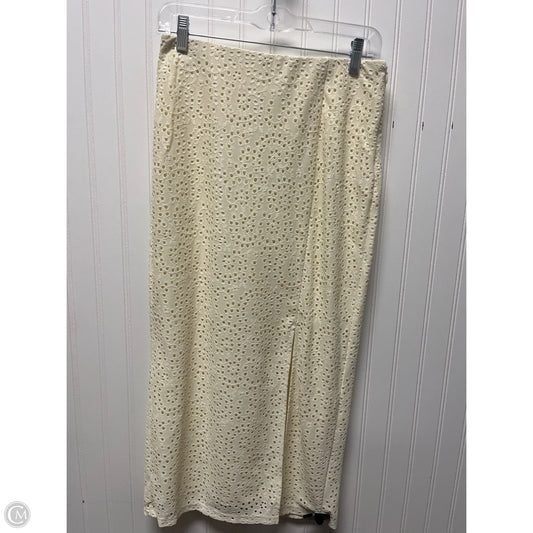 Skirt Maxi By A New Day In Cream, Size: 4