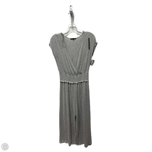 Jumpsuit By Caution To The Wind In Grey & White, Size: M